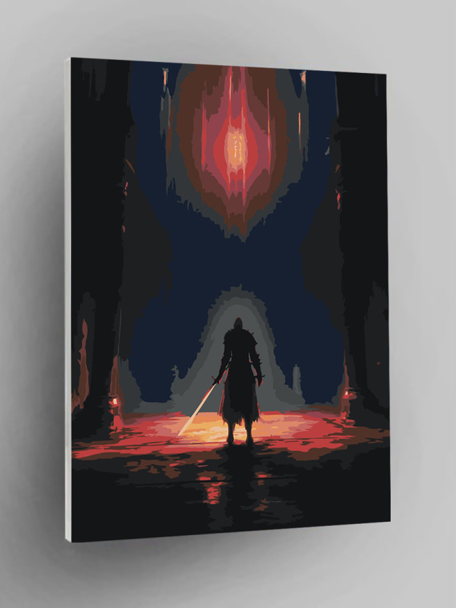 Raqamlar bo&amp;#039;yicha rasm &amp;quot;Jangdan oldin jangchi&amp;quot;