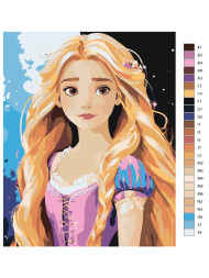 Картина по номерам &amp;quot;Юная красавица&amp;quot;