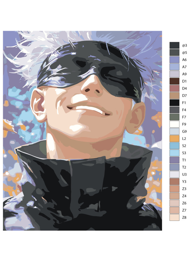 Raqamlar bo&amp;#039;yicha rasm &amp;quot;Satoru Godjo&amp;quot;