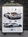 Постер на холсте &amp;quot;Автомобиль будущего в деталях&amp;quot;