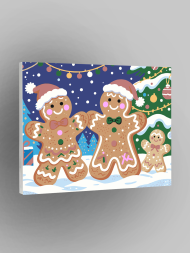 Картина по номерам &amp;quot;Имбирные человечки&amp;quot;