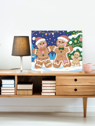 Картина по номерам &amp;quot;Имбирные человечки&amp;quot;