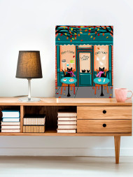 Raqamlar bo&#039;yicha rasm &quot;Mushuklar kafesi&quot;