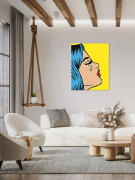 Картина по номерам &amp;quot;Девушка со слезой&amp;quot;