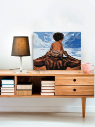 Картина по номерам &amp;quot;Отец с сыном&amp;quot;