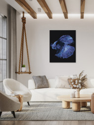 Raqamlar bo'yicha rasm "Chiroyli baliq"