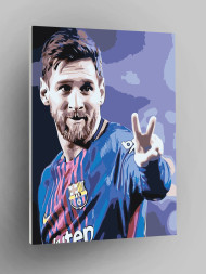 Raqamlar bo'yicha rasm "Lionel Messi"
