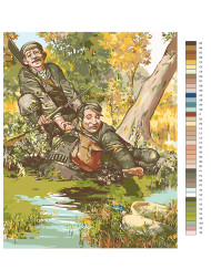 Картина по номерам &amp;quot;Охотники&amp;quot;