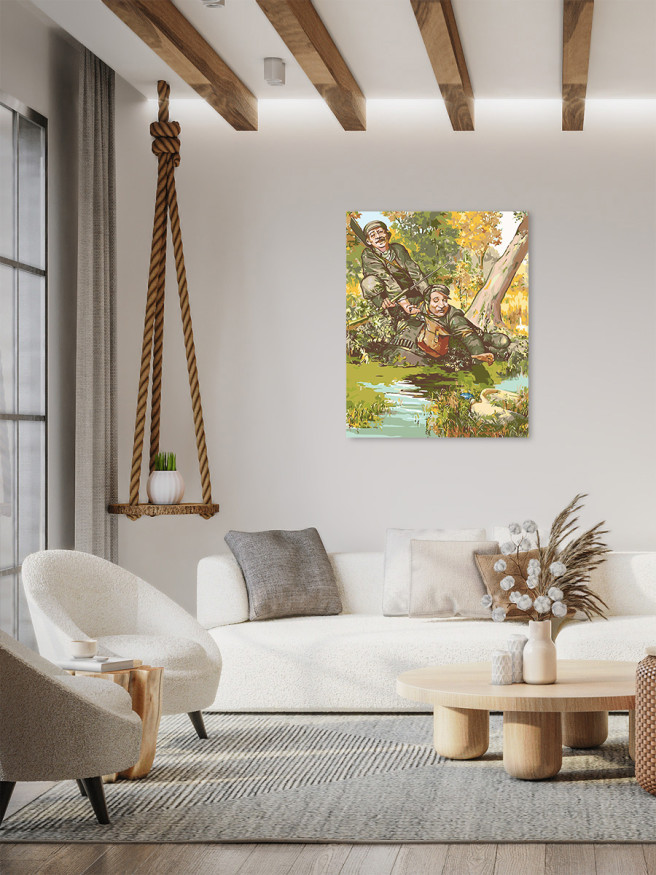 Картина по номерам &amp;quot;Охотники&amp;quot;