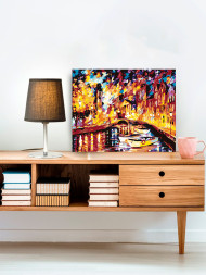 Картина по номерам &amp;quot;Лодки в городе&amp;quot;