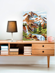 Картина по номерам &amp;quot;Река в горах&amp;quot;