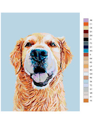 Raqamlar bo&#039;yicha rasm &quot;Kuchuk rasmi&quot;