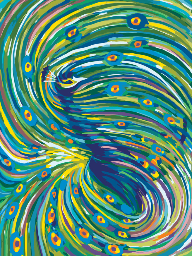 Raqamlar bo&amp;#039;yicha rasm &amp;quot;Tovuz dumi&amp;quot;