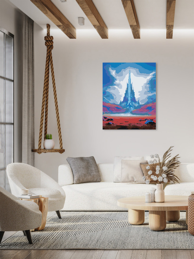 Raqamlar bo&amp;#039;yicha rasm &amp;quot;Ulug&amp;#039;vor qal&amp;#039;a&amp;quot;