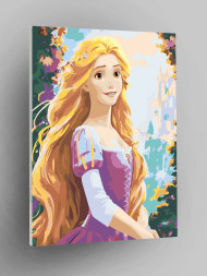 Картина по номерам &amp;quot;Рыжеволосая девушка&amp;quot;