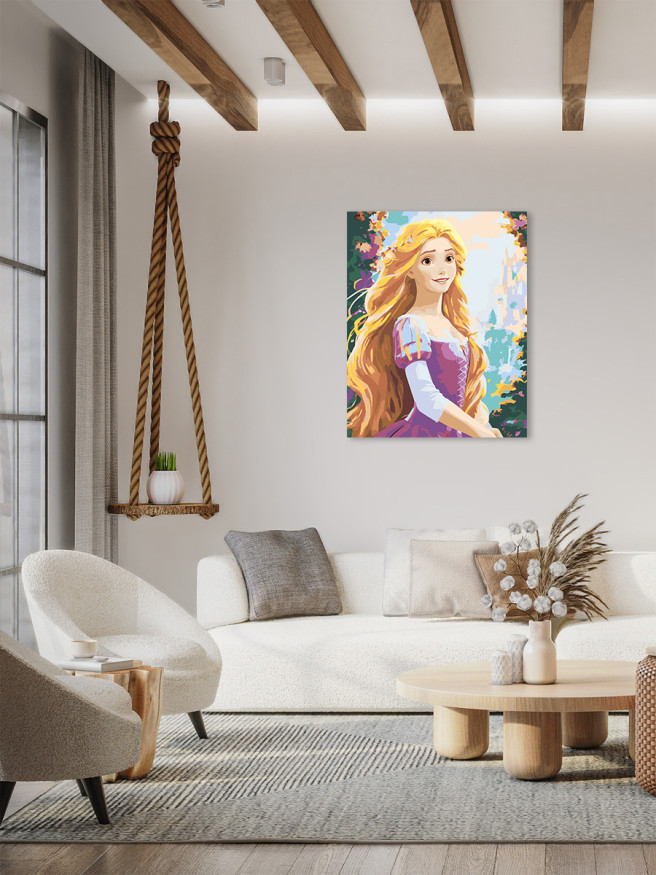 Картина по номерам &amp;quot;Рыжеволосая девушка&amp;quot;