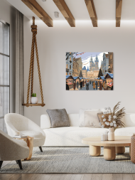 Raqamlar bo‘yicha rasm &quot;Rojdestvo yarmarkasi&quot;