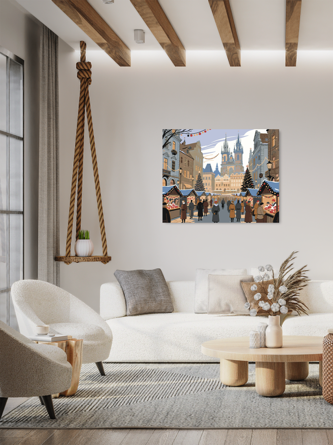 Raqamlar bo‘yicha rasm &amp;quot;Rojdestvo yarmarkasi&amp;quot;