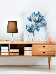 Raqamlar bo'yicha rasm "Moviy gul"