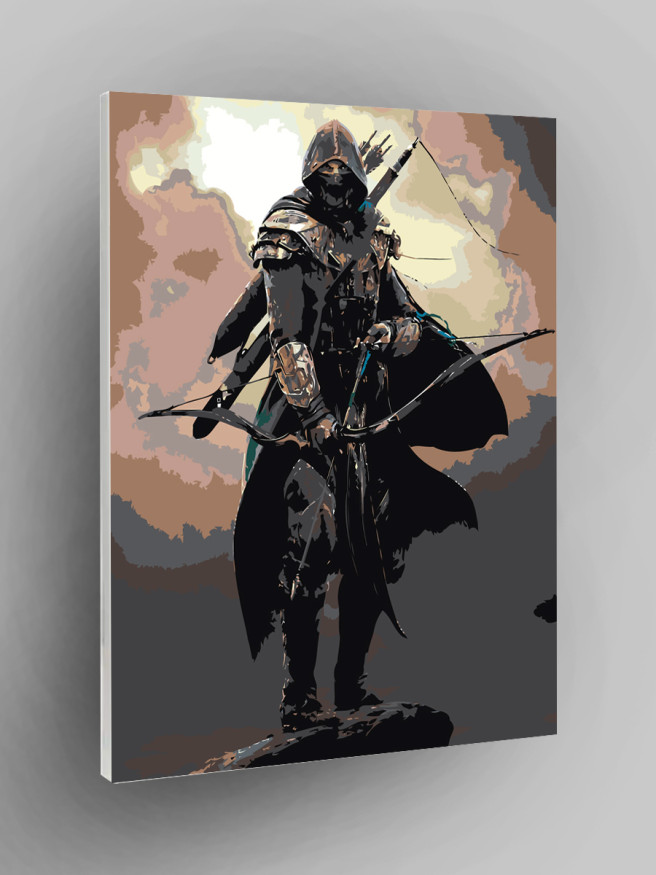 Raqamlar bo&amp;#039;yicha rasm &amp;quot;Tun jangchisi&amp;quot;