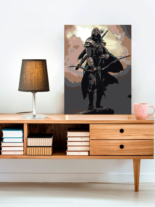 Raqamlar bo&amp;#039;yicha rasm &amp;quot;Tun jangchisi&amp;quot;