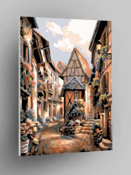 Картина по номерам &amp;quot;Деревня&amp;quot;