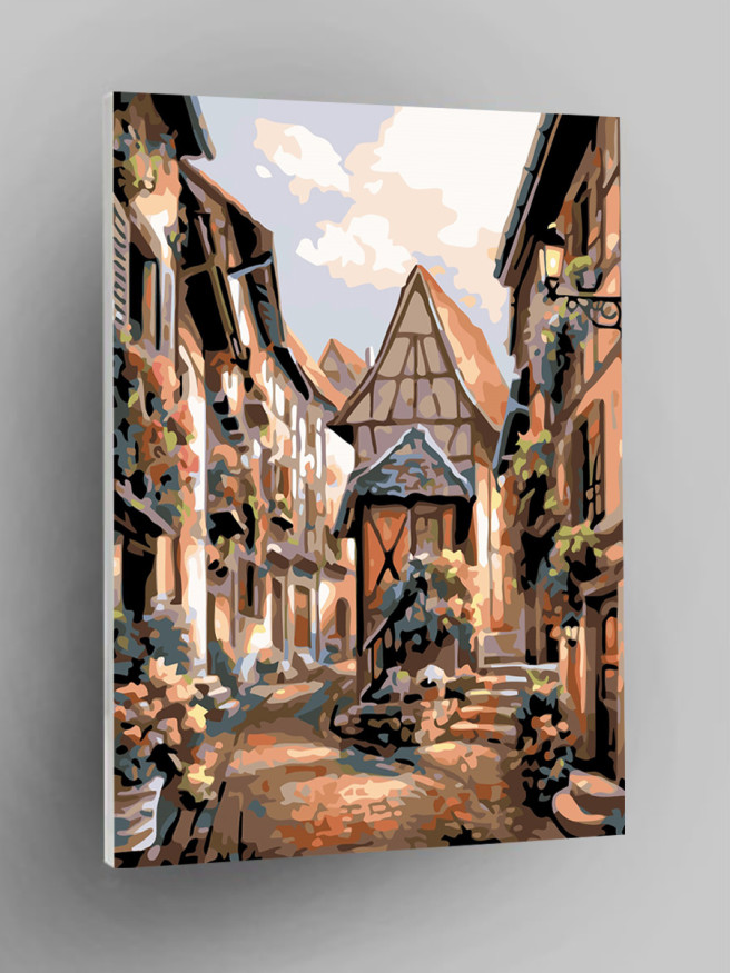 Картина по номерам &amp;quot;Деревня&amp;quot;