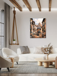 Картина по номерам &amp;quot;Деревня&amp;quot;