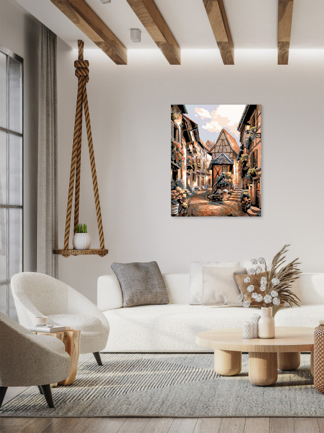 Картина по номерам &amp;quot;Деревня&amp;quot;