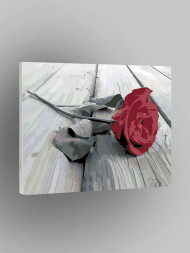 Raqamlar bo'yicha rasm "Rose"