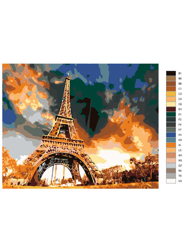 Картина по номерам &amp;quot;Париж&amp;quot;