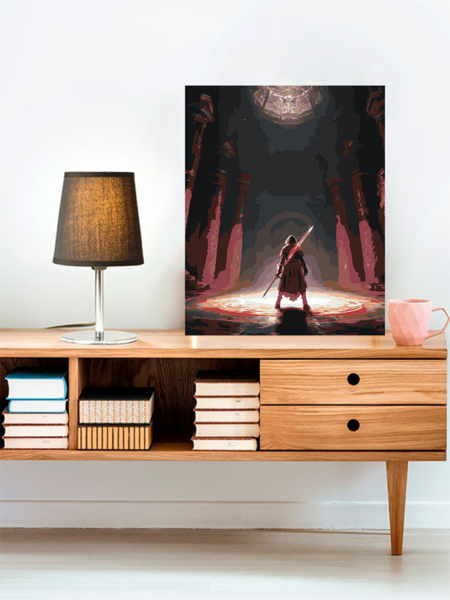 Картина по номерам &amp;quot;Храбрый воин&amp;quot;