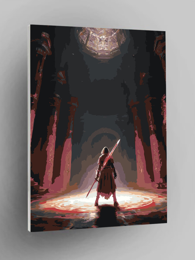 Картина по номерам &amp;quot;Храбрый воин&amp;quot;