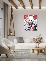 Raqamlar bo'yicha rasm "Qor oq bo'ri"