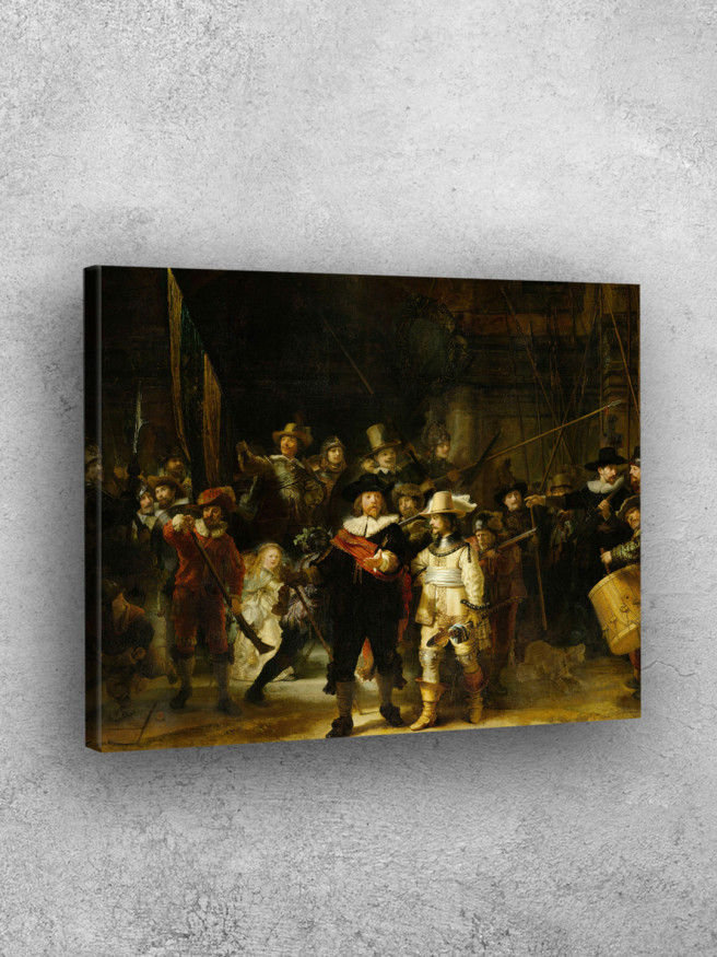 Постер на холсте &amp;quot;Рембрандт – Ночной дозор&amp;quot;