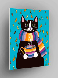 Raqamlar bo&#039;yicha rasm &quot;Sharfga o&#039;rangan pishakcha&quot;