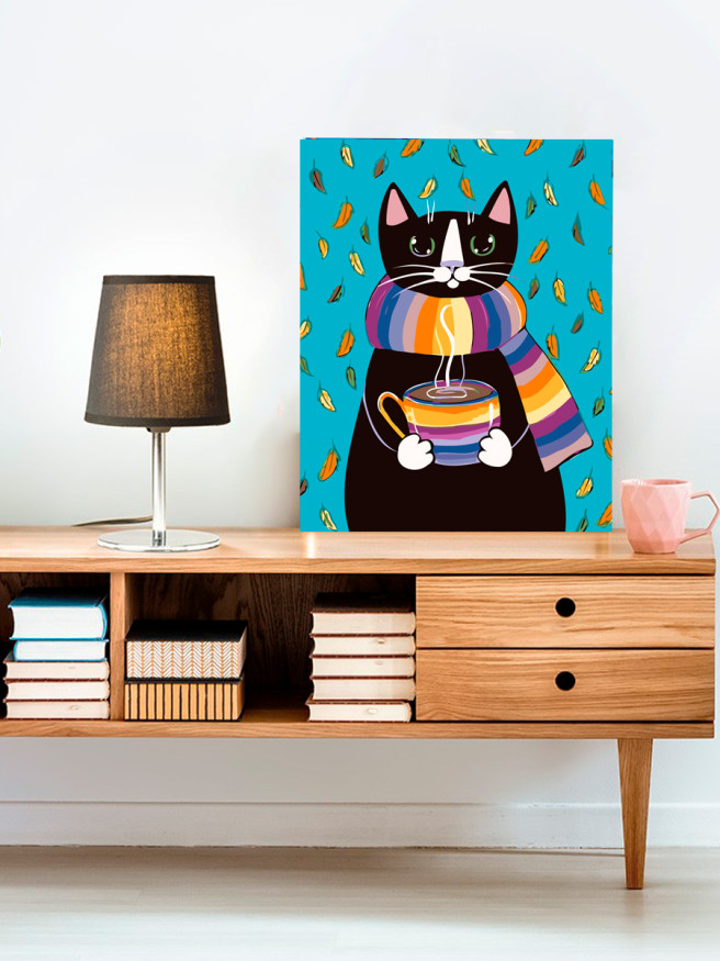 Raqamlar bo&amp;#039;yicha rasm &amp;quot;Sharfga o&amp;#039;rangan pishakcha&amp;quot;