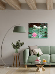 Картина по номерам &amp;quot;Цветущие кувшинки&amp;quot;