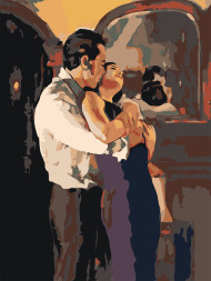 Картина по номерам &amp;quot;Влюблённая пара&amp;quot;