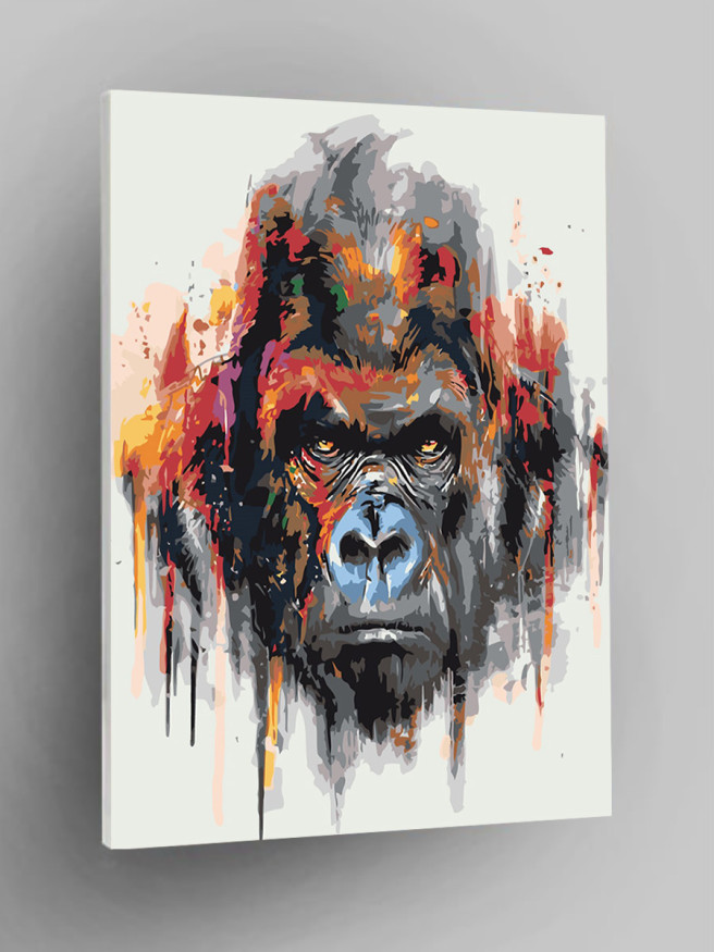 Картина по номерам &amp;quot;Обезьяна&amp;quot;