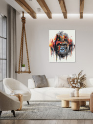 Картина по номерам &amp;quot;Обезьяна&amp;quot;