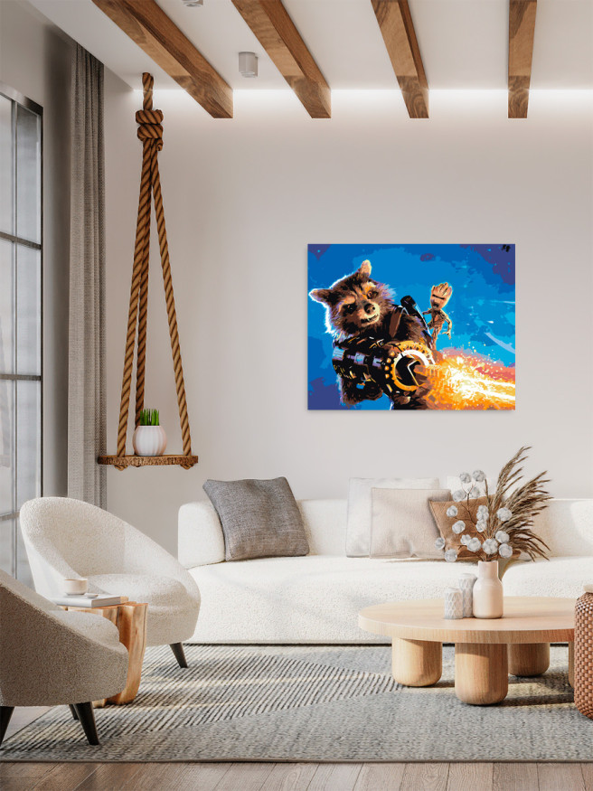 Raqamlar bo&amp;#039;yicha rasm &amp;quot;Raketa Yenot&amp;quot;