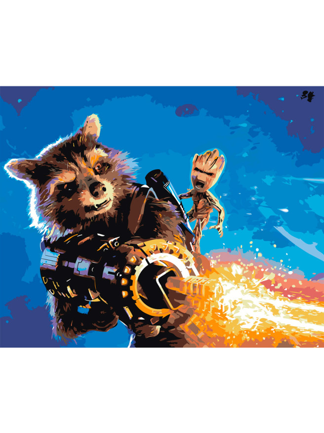 Raqamlar bo&amp;#039;yicha rasm &amp;quot;Raketa Yenot&amp;quot;