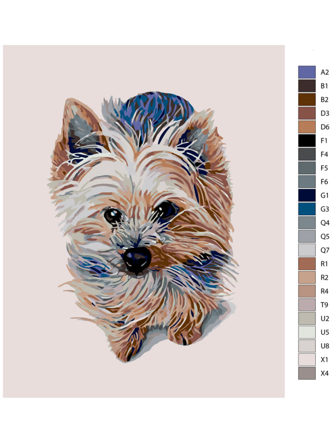 Raqamlar bo&amp;#039;yicha rasm &amp;quot;Fidel&amp;quot;