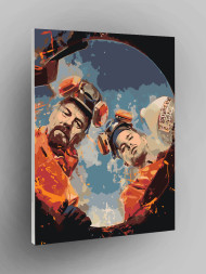 Raqamlar bo&#039;yicha rasm &quot;Breaking Bad&quot;