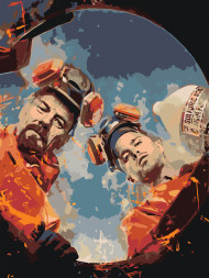 Raqamlar bo&#039;yicha rasm &quot;Breaking Bad&quot;