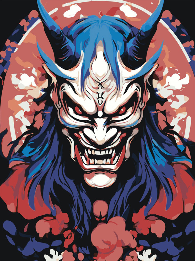 Raqamlar bo&amp;#039;yicha rasm &amp;quot;Iblis&amp;quot;