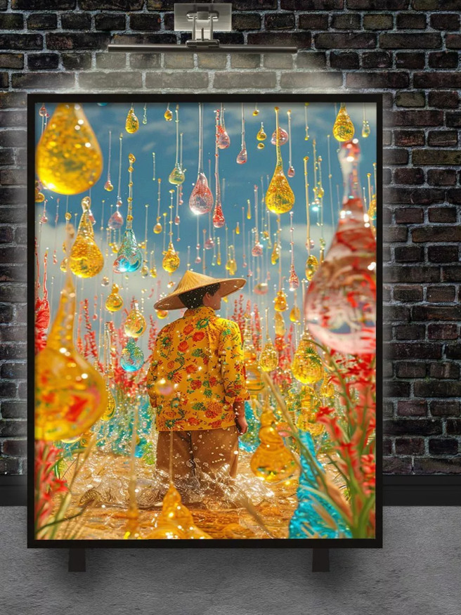 Постер на холсте &amp;quot;Сад стеклянных снов&amp;quot;