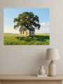 Постер на холсте &amp;quot;Дом под большим деревом&amp;quot;