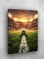 Holstga bosilgan poster &amp;quot;Arenadagi futbol to‘pi&amp;quot;